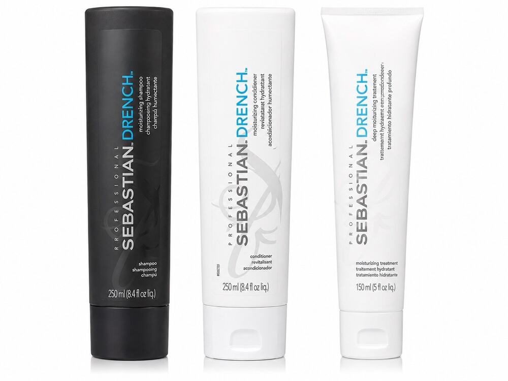Sebastian Drench Shampoo Conditioner Treatment Set 8.4 oz & 5 oz 3 Pc